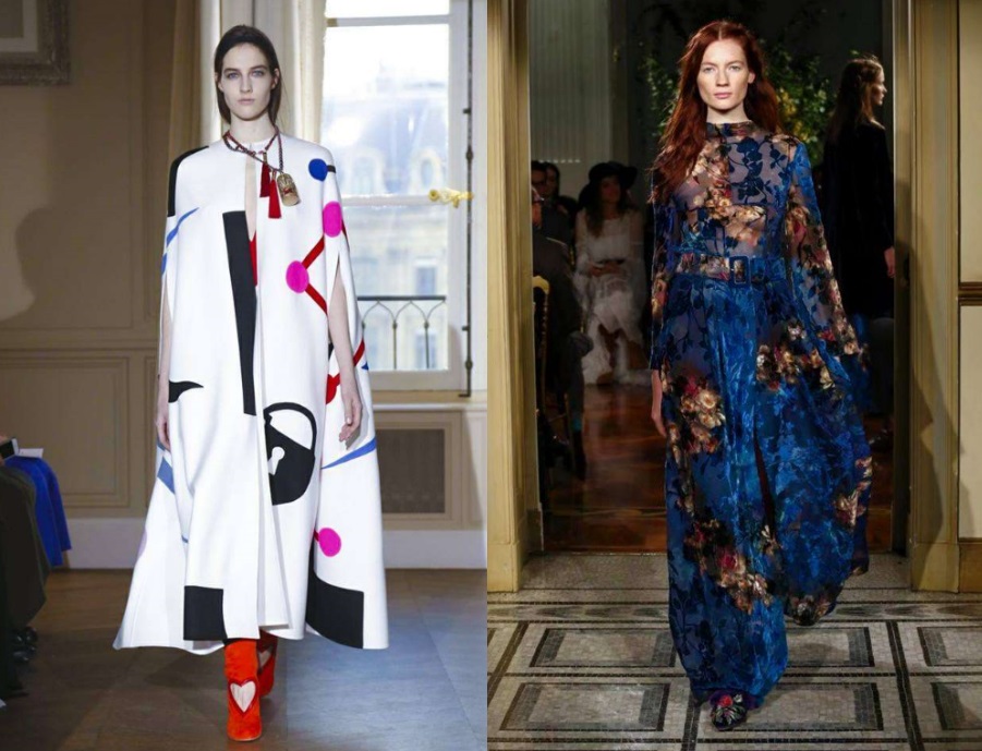 Alta Moda Parigi 2017, abiti colorati