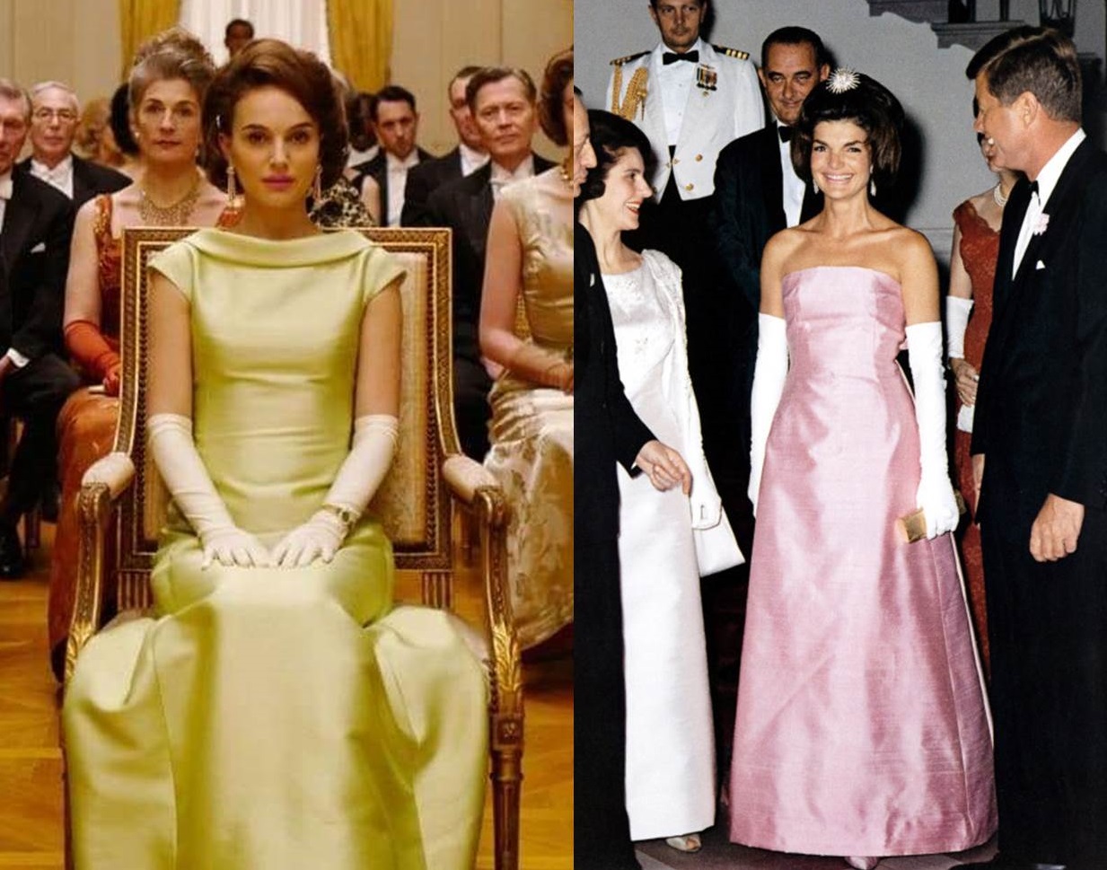 Abiti da sera pastello per Jackie Kennedy