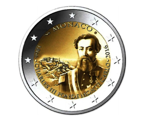 Due euro commemorativi di Monaco