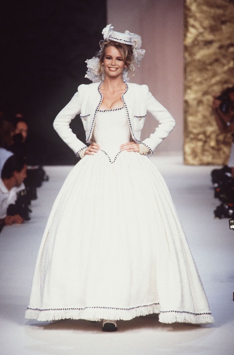 Abito da sposa Chanel dalla collezione 1991 1992