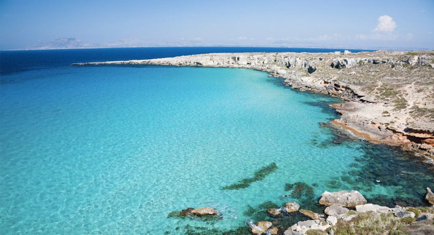 Cala Rossa, Favignana, Egadi – Sicilia spiagge più belle d'italia