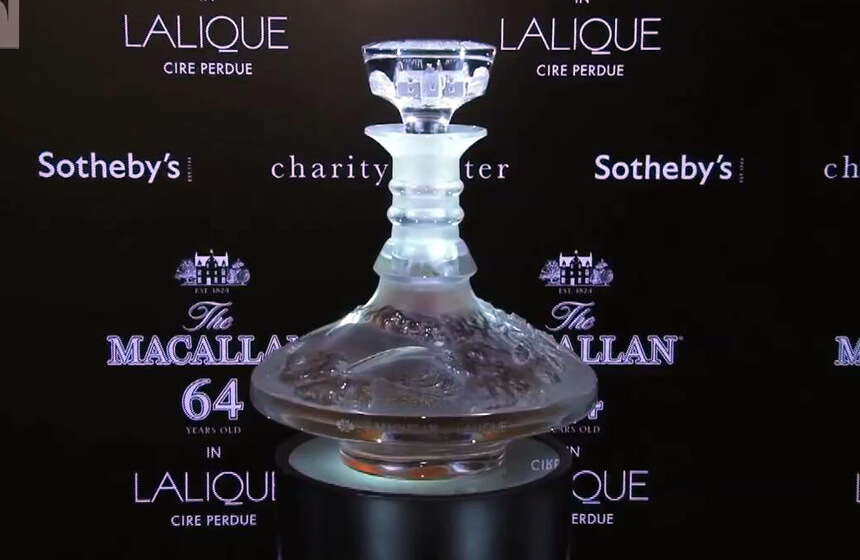 The Macallan 64 year old in Lalique