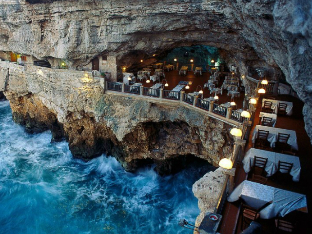 ristoranti panoramici grotta palazzese puglia