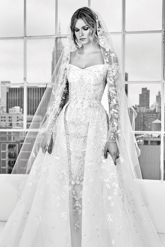 Abito da sposa a trapezio Zuhair Murad