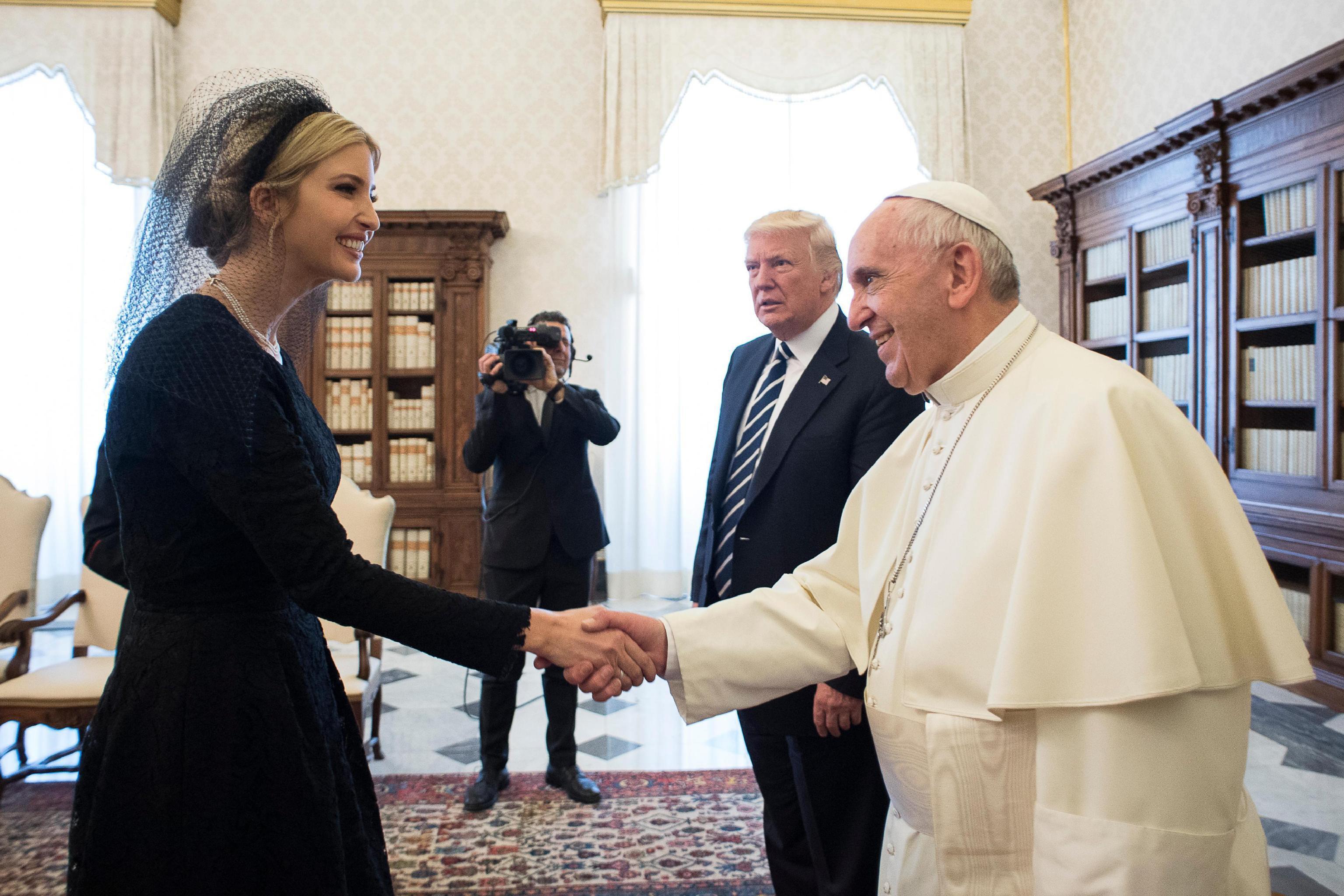 Ivanka Trump da papa Francesco