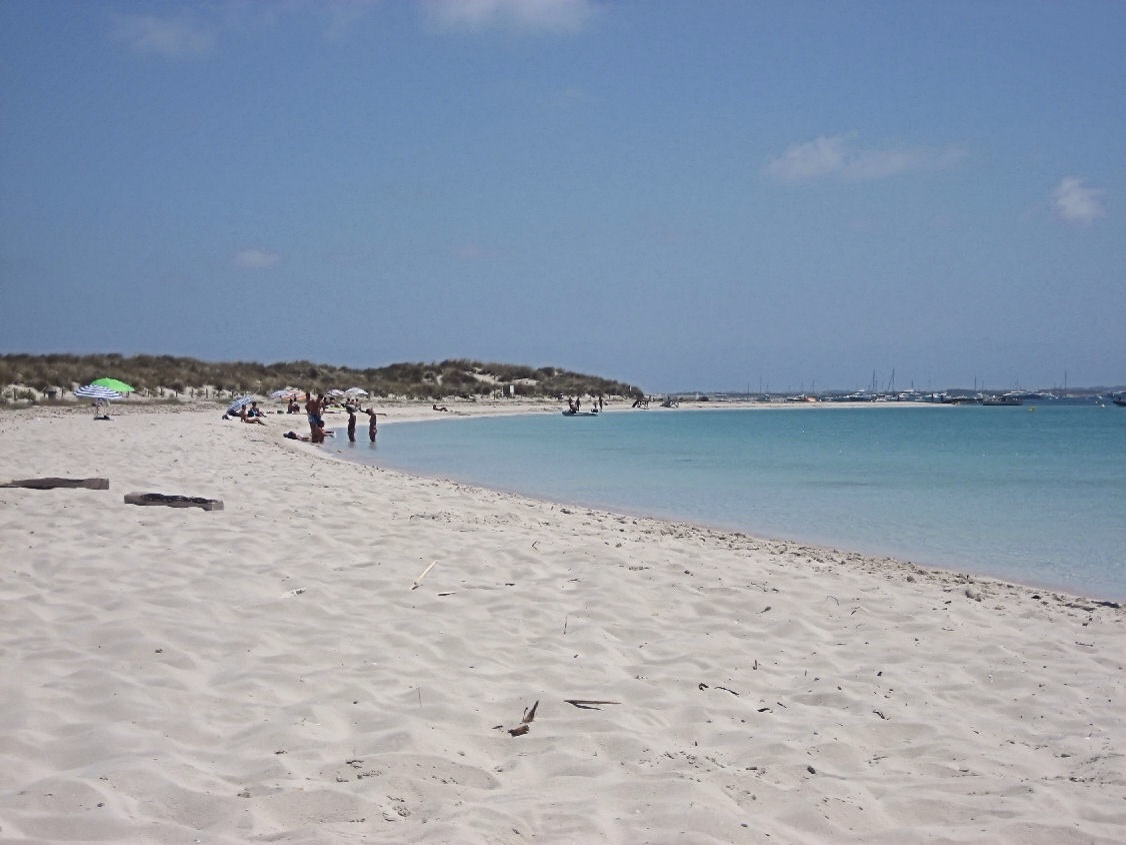 La spiaggia di Espalmador a Formentera