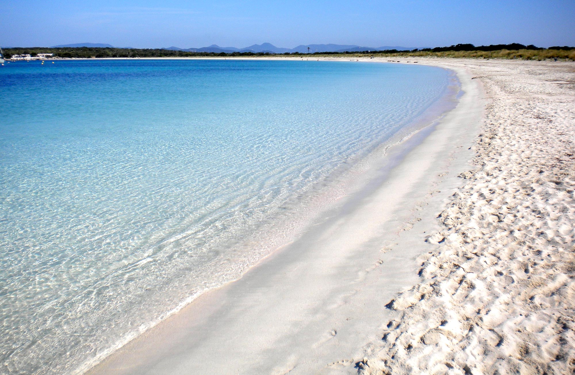 La spiaggia di Playa d’en Bossa