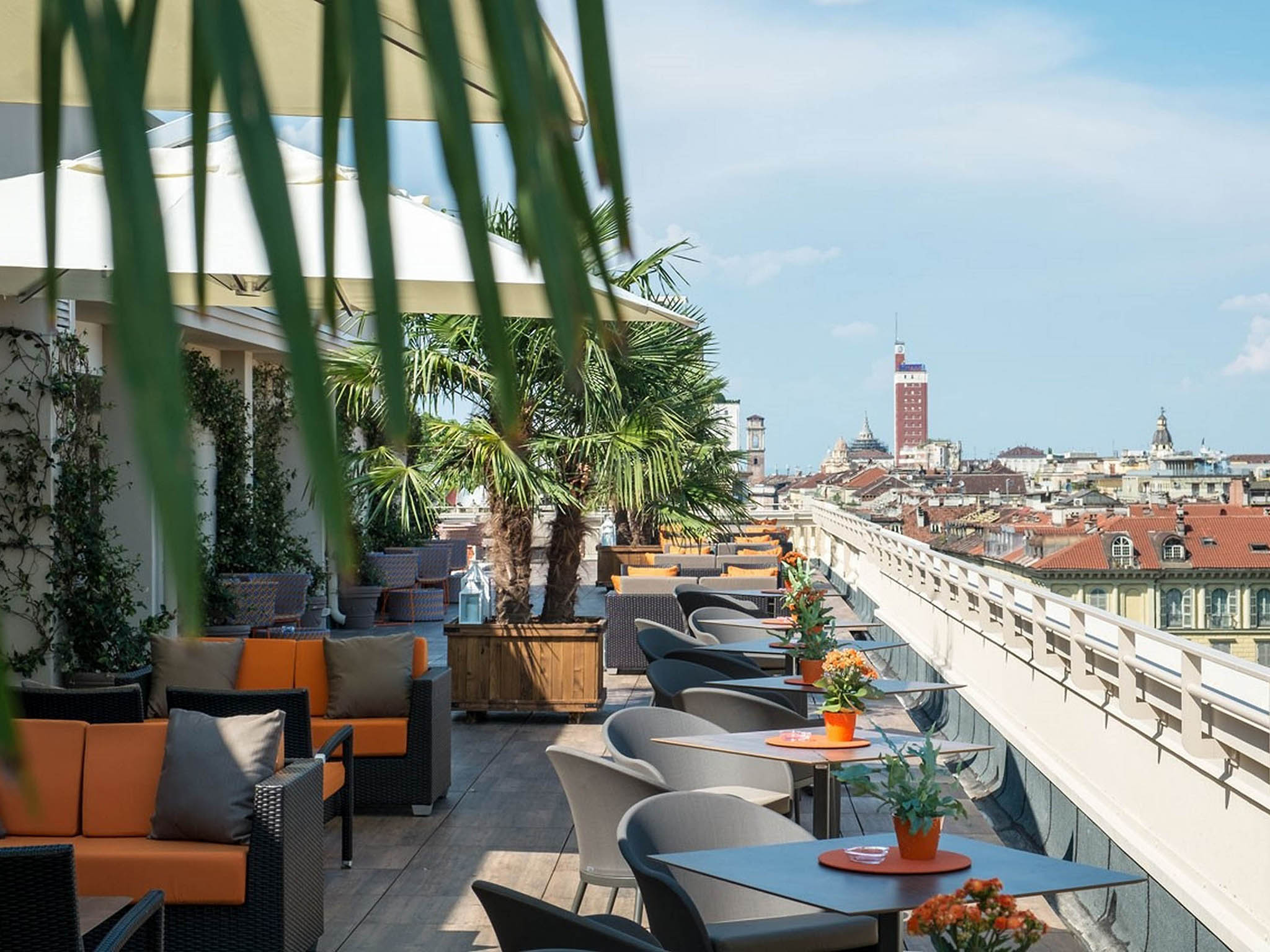 La terrazza del Turin Palace