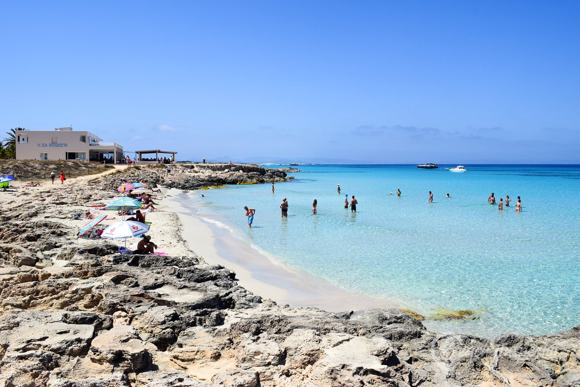 Playa Sa Roqueta a Formentera
