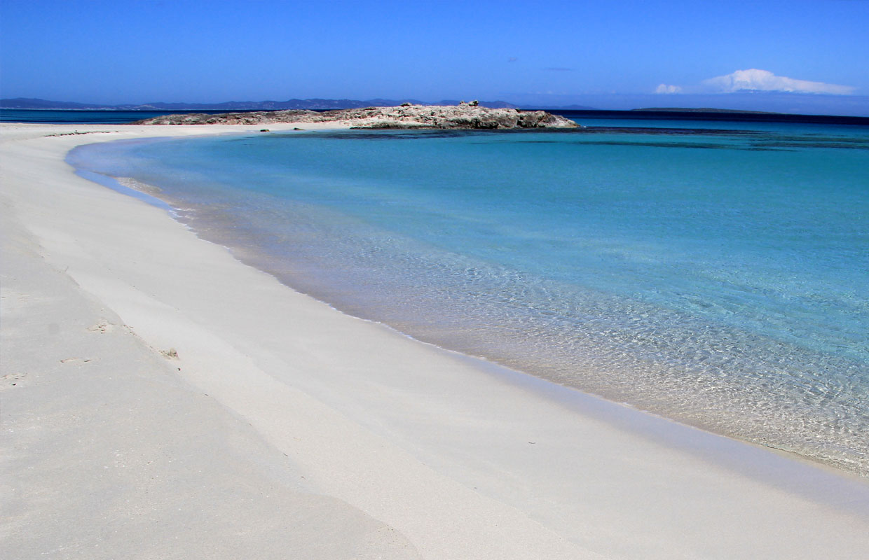 Spiaggia di Ses Platgetes a Formentera