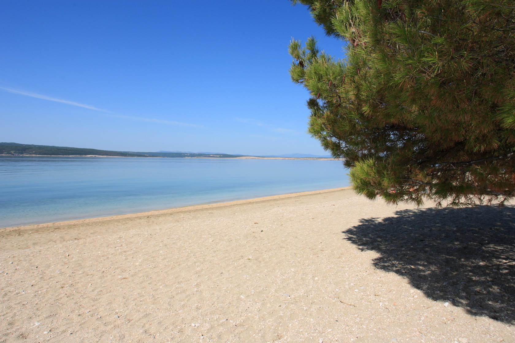 Crikvenica, il dettaglio della spiaggia