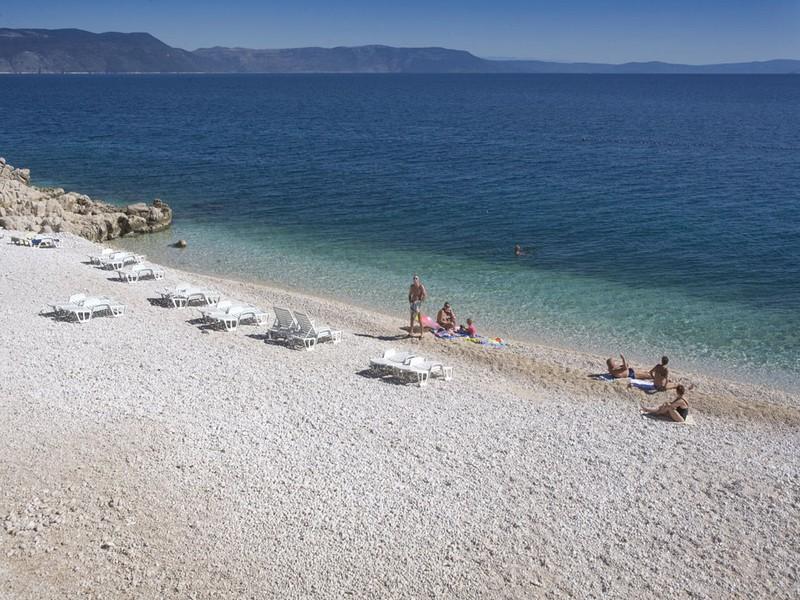 Spiaggia Lanterna a Rabac