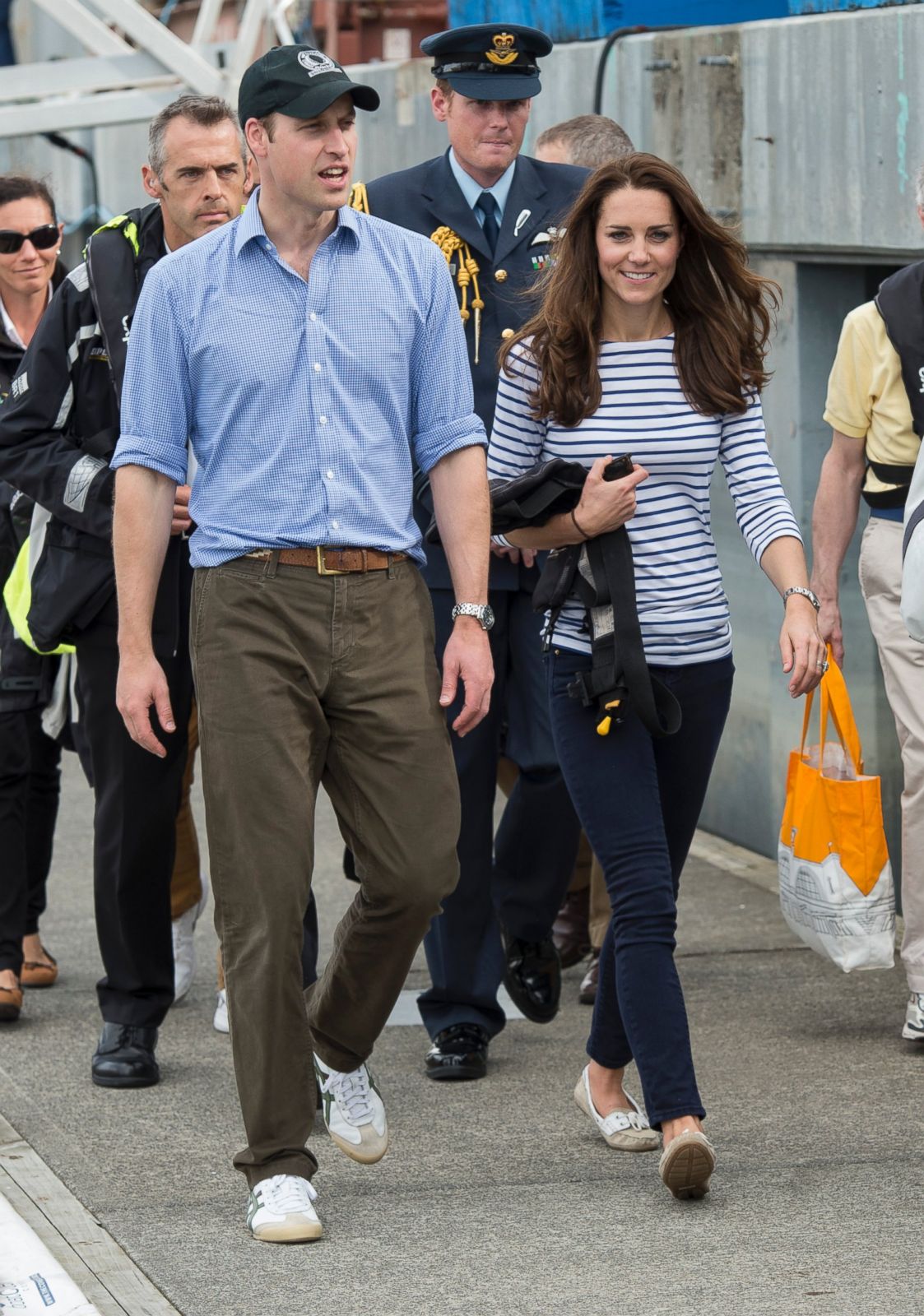 kate e william d'inghilterra vestono casual