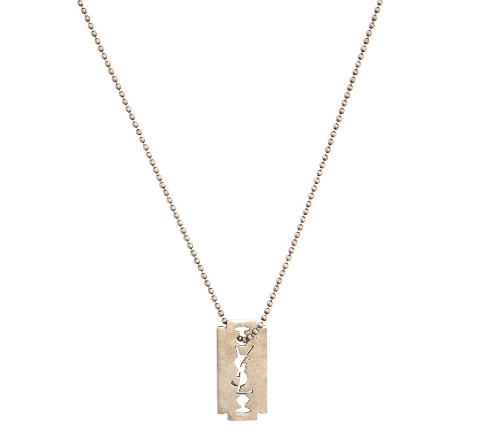 Collana uomo in argento Saint Laurent