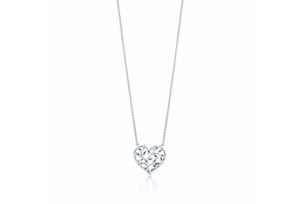Collana Tiffany in argento con pendente a cuore