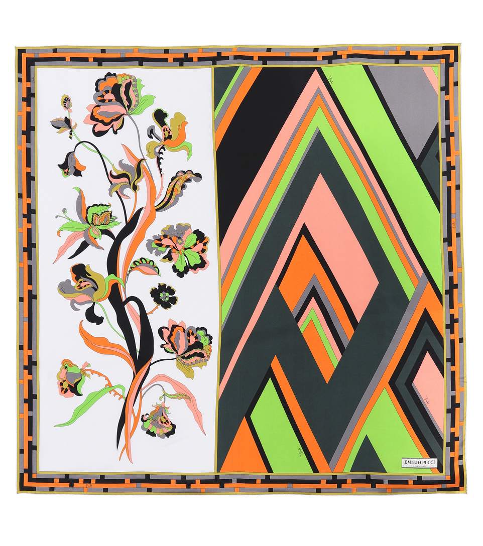 Foulard color block autunno inverno 2017 2018