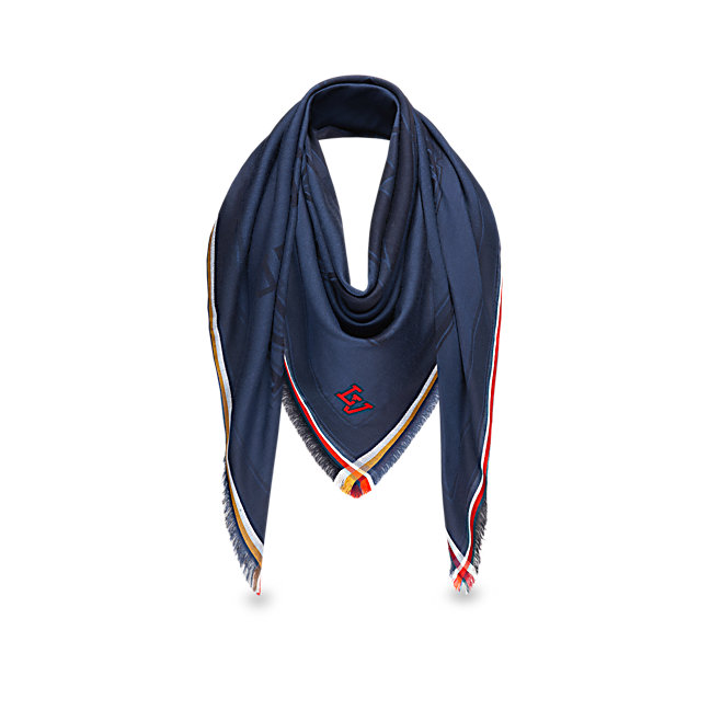 Foulard uomo Louis Vuitton in seta e lana