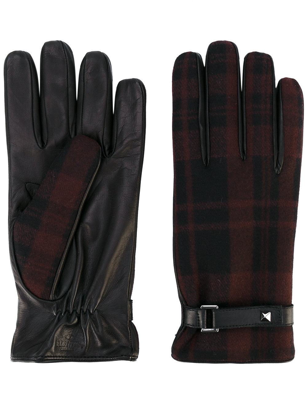 Guanti tartan Valentino