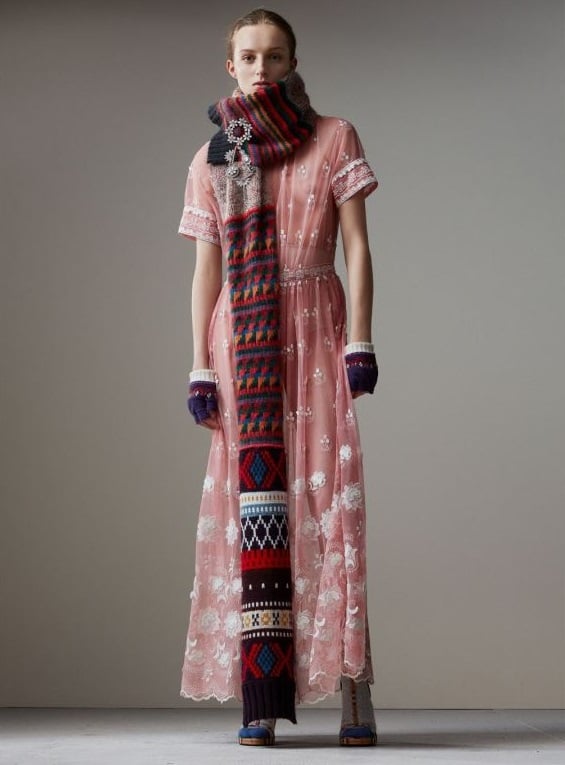 Sciarpa lunga in cashmere Burberry