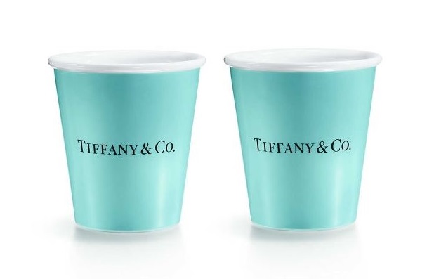 Bicchieri in porcellana tiffany & co