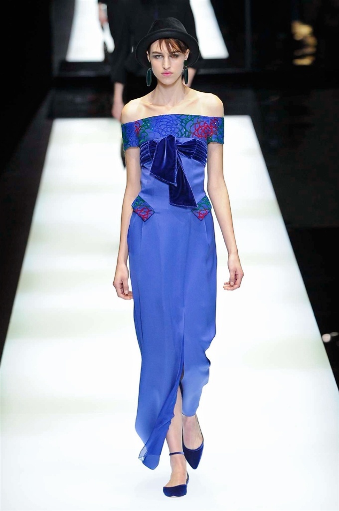 Vestito da sera blu Giorgio Armani