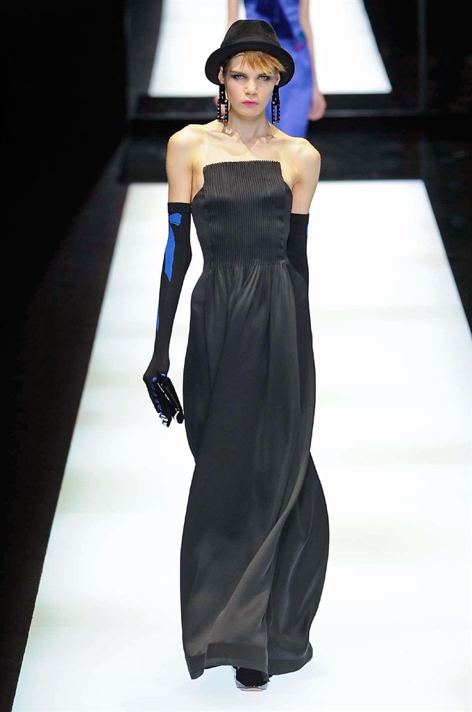 Vestito da sera nero Giorgio Armani