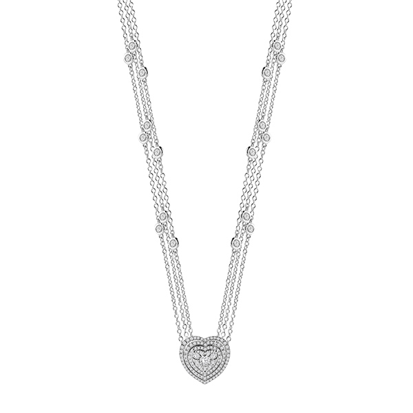 Collana Salvini Gioielli in oro bianco con diamanti da 1,2 carati collezione 2018