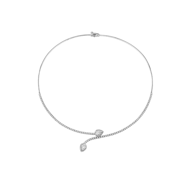 Collana Salvini Gioielli in oro bianco con diamanti da 2,42 carati