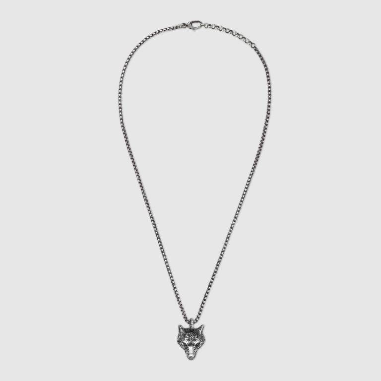 Collana in argento da uomo Gucci san valentino 2018