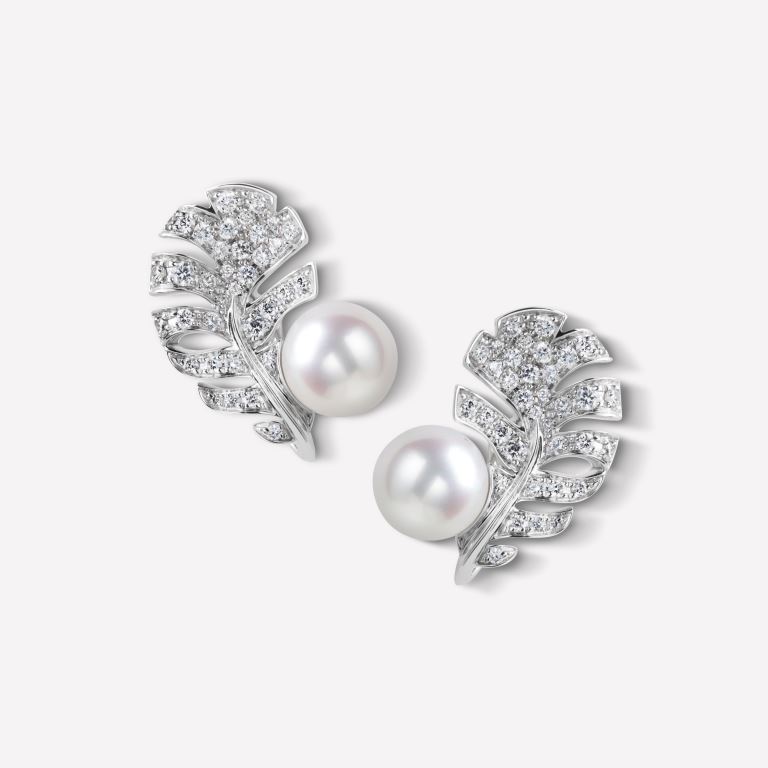 Orecchini con perle e diamanti Chanel 2018
