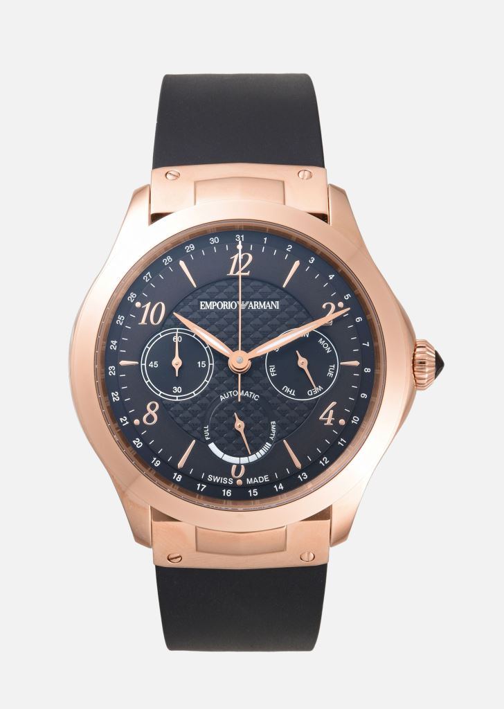 Orologio da uomo Emporio Armani placcato in oro rosa 2018