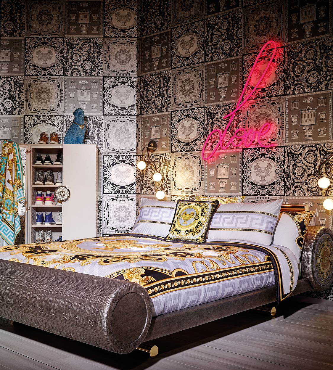 versace home collection camera da letto