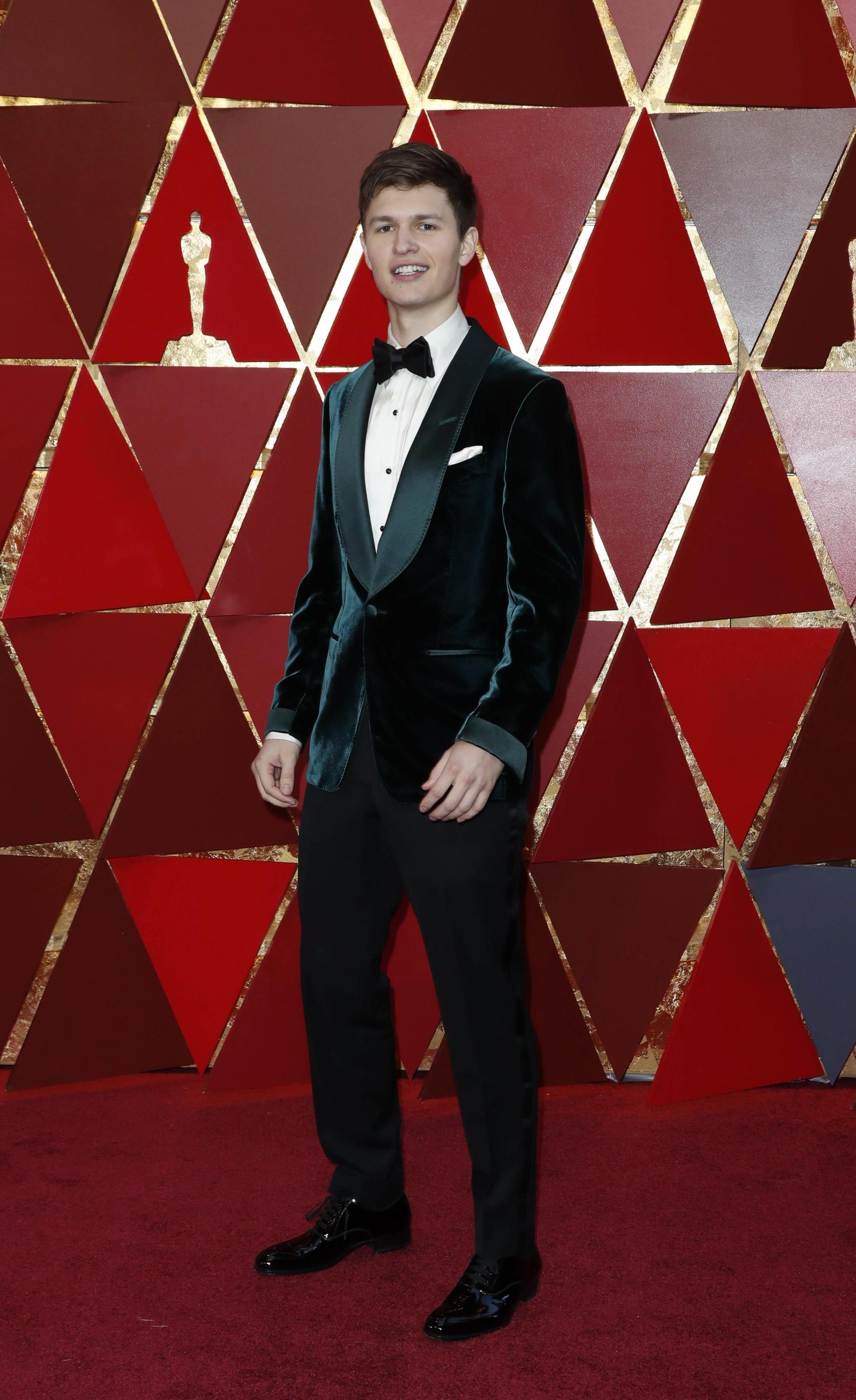 Ansel Elgort in Tom Ford