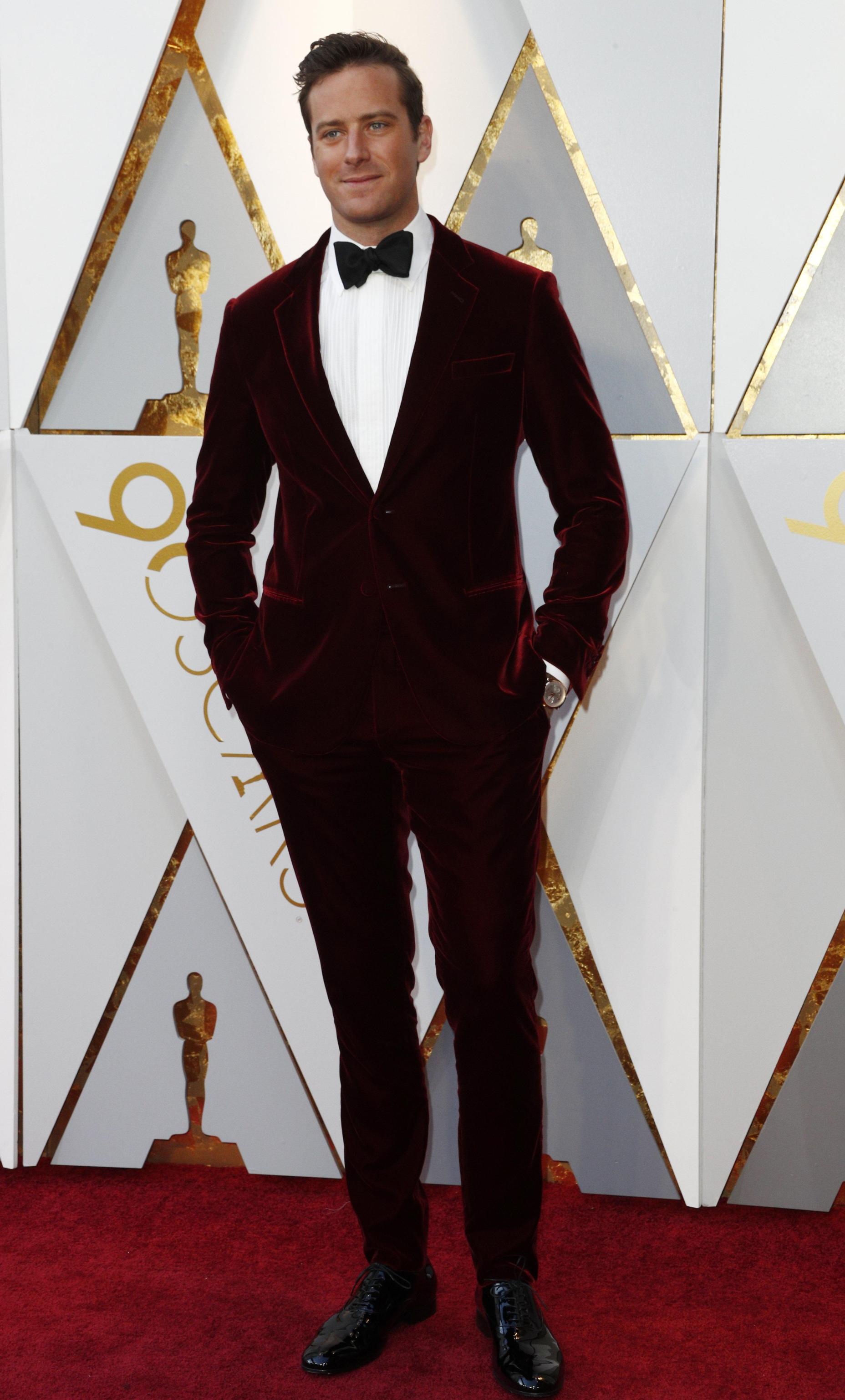 Armie Hammer in Giorgio Armani