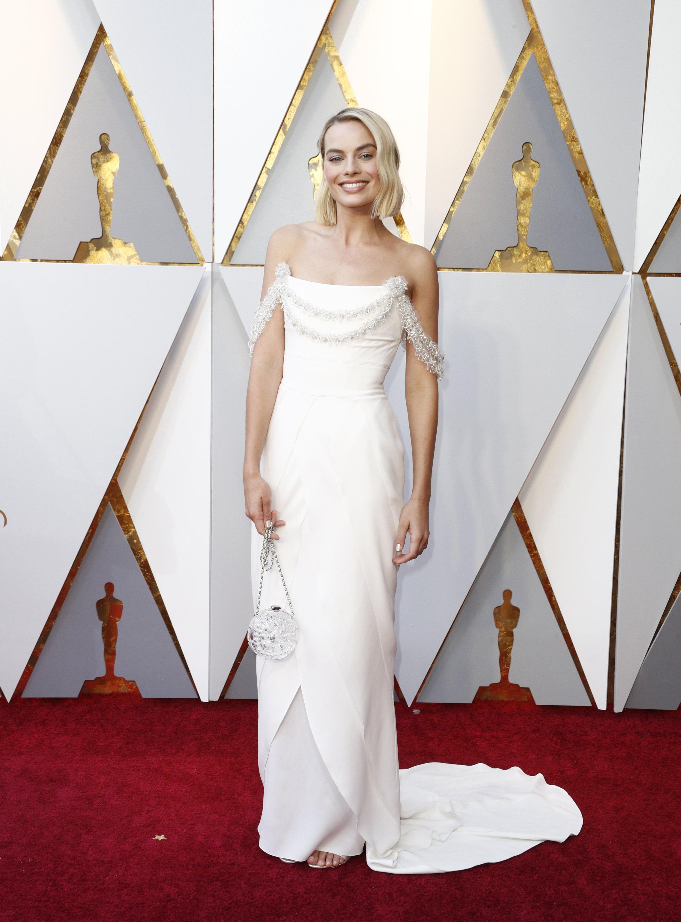 Margot Robbie in Chanel Haute Couture agli Oscar 2018