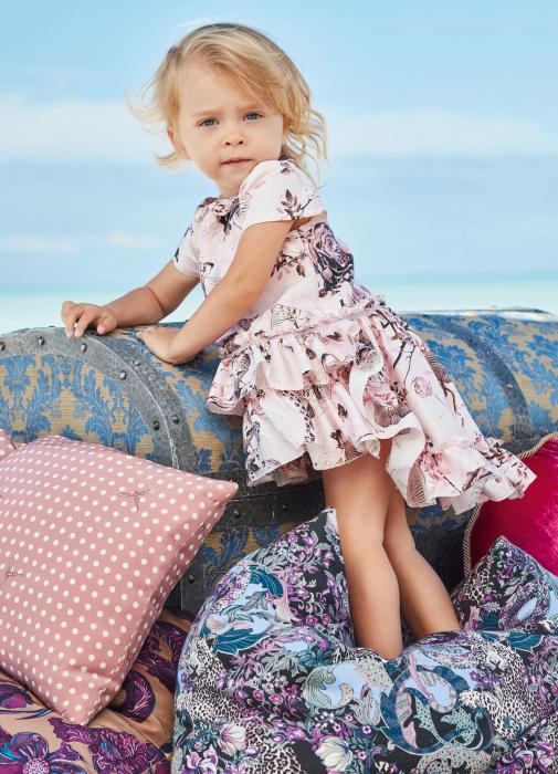 Abito rosa da bambina Roberto Cavalli Junior