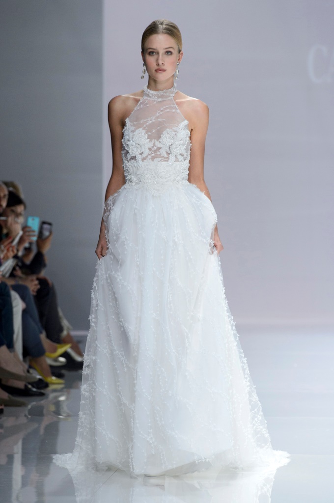 Abito da sposa con corpetto tattoo Carlo Pignatelli