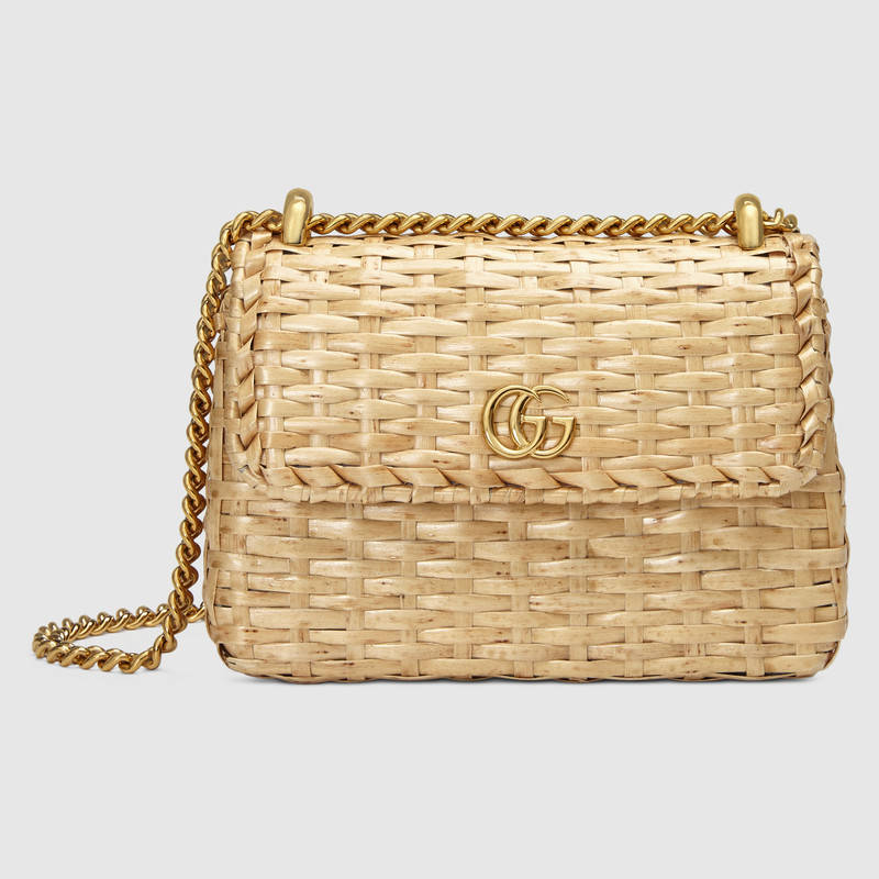 Borsa in vimini Gucci