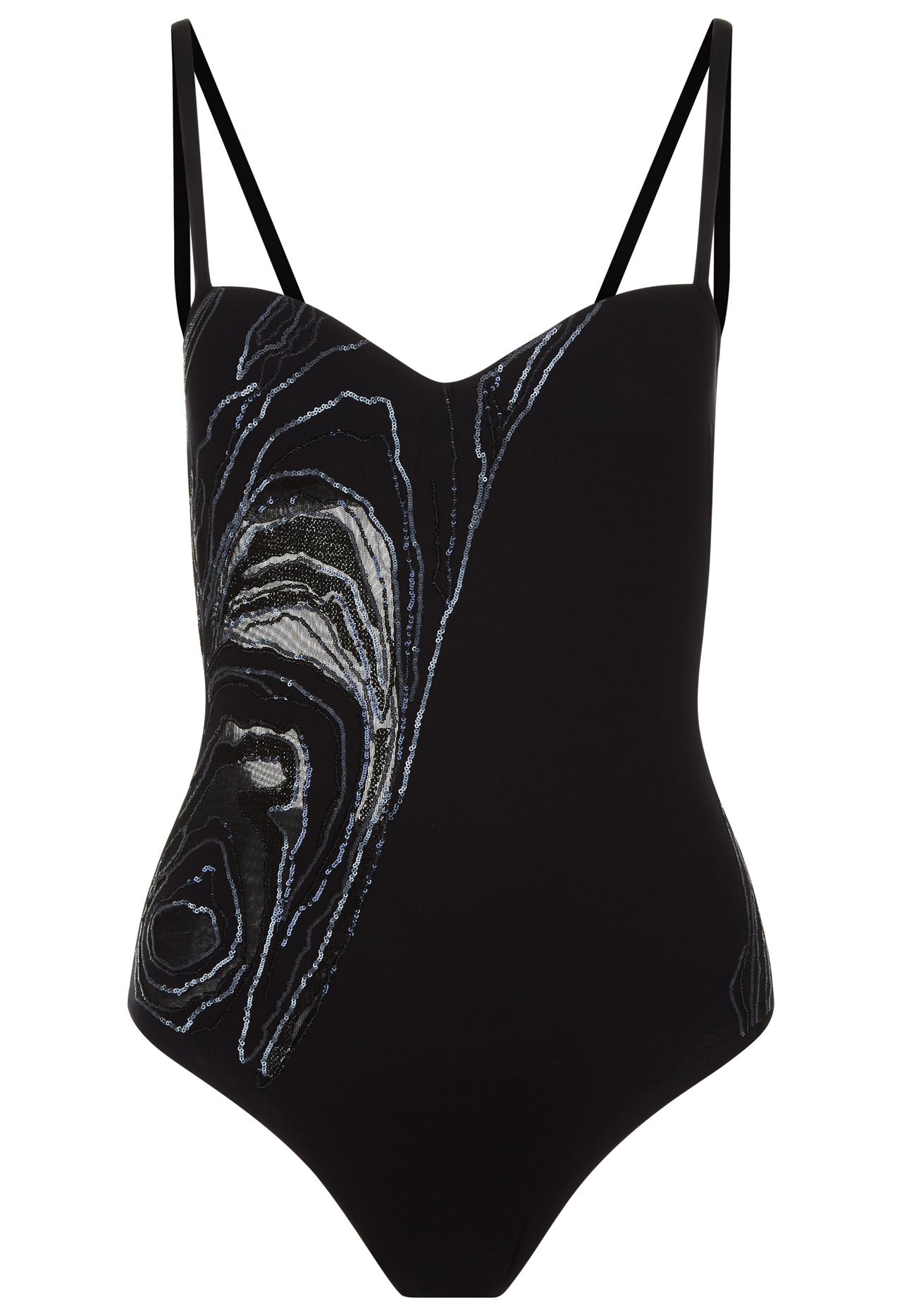 Costume intero nero imbottito La Perla