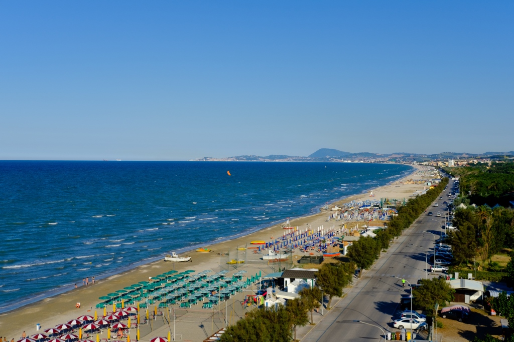 La spiaggia di Senigallia