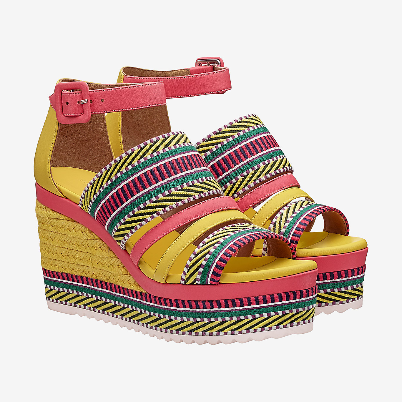 Sandali con zeppa Hermes