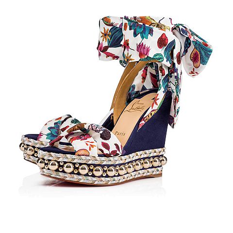 Sandali con zeppa alta Christian Louboutin