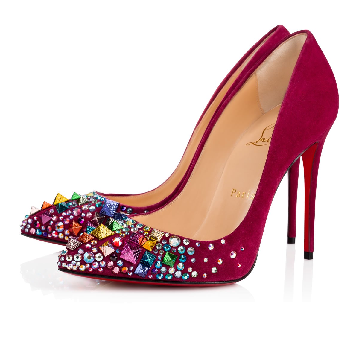 Scarpe con tacco e Swarovski Christian Louboutin