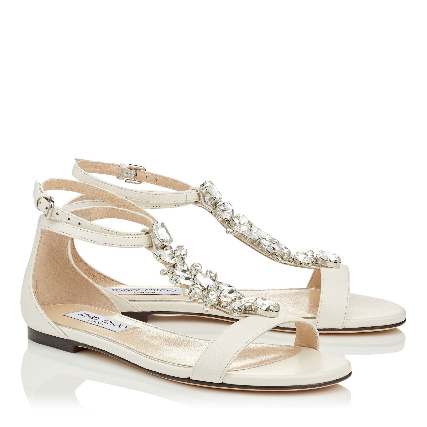 Sandali gioiello flat Jimmy Choo estate 2018
