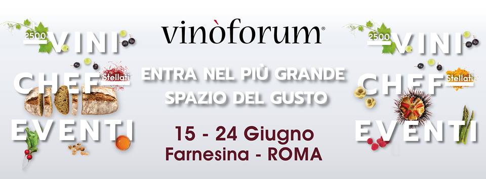 eventi enogastronomici estate 2018 vinoforum a roma
