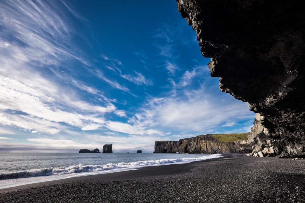 spiagge nere in italia europa spiaggia di vik