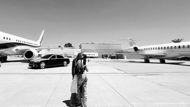 Kylie Jenner jet privato