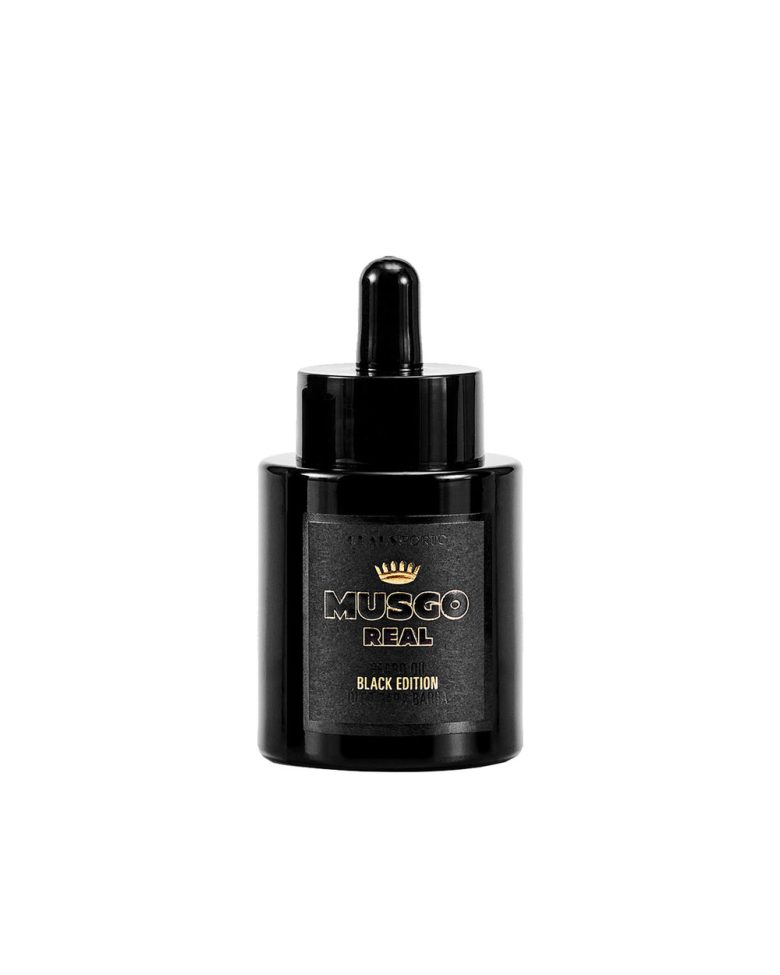 Olio da barba Black Edition di Musgo Real