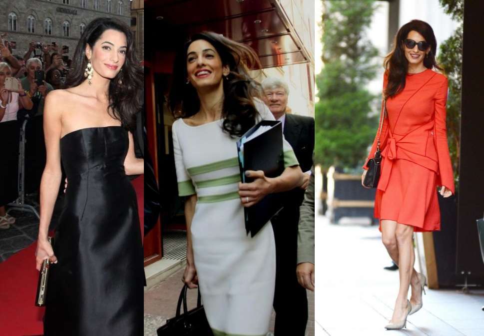 Amal Alamuddin, lo stile e i look più belli della moglie di George Clooney [FOTO]