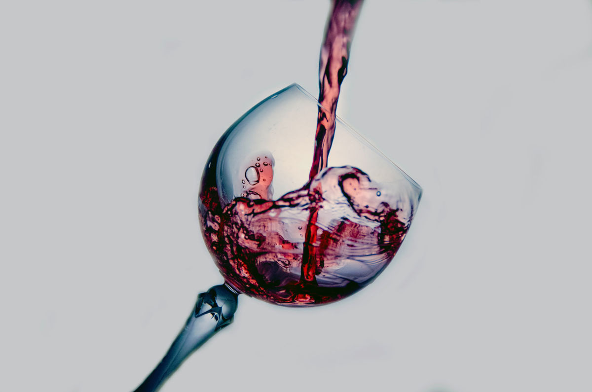 bicchiere di vino rosso